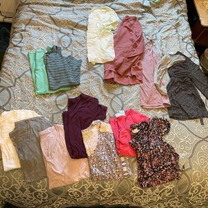 13 XS/S maternity/stretchy tops bundle/lot!